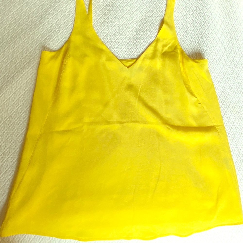 Tibi yellow camisole tank - size 6
